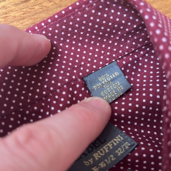 Black Label by Ruffini Button Down Dress Shirt - Picture 5 of 6